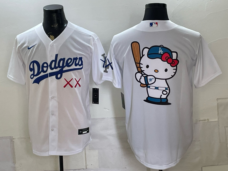 Los Angeles Dodgers blank white 2026 Nike MLB Jersey 0804002->los angeles dodgers->MLB Jersey